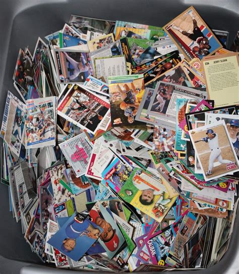 lot assorted collectible trading cards movin  estate sales