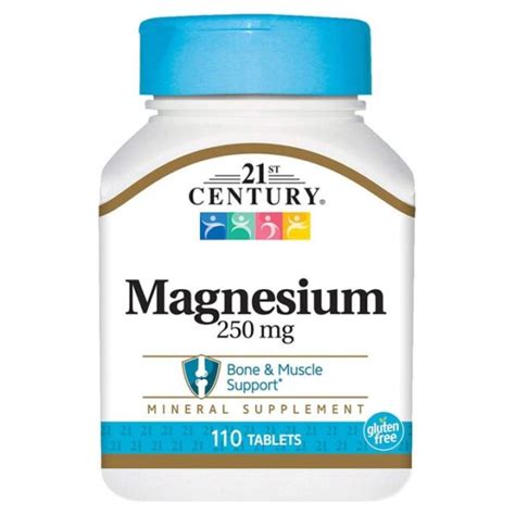 magnesium  mg  comprimes  st century fabrique en usa