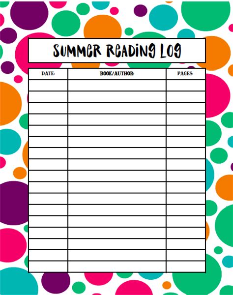 summer reading lists  kids  printable log summer reading