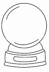 Snow Globe Coloring Drawing Pages Christmas Globes Template Winter Snowglobe Printable Outline Kids Sketch Ball Empty Adult 도안 Clip Drawings sketch template
