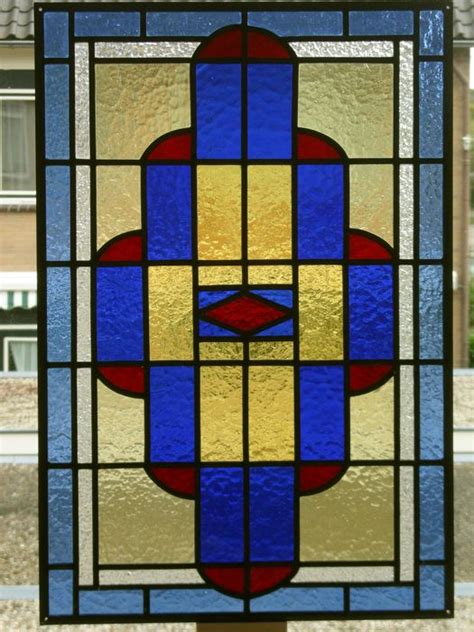 raam art deco glas  lood catawiki