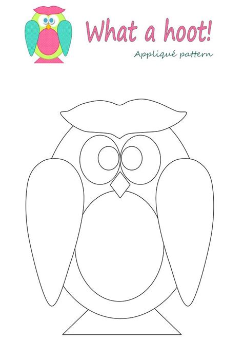 owl applique pattern owl sewing patterns owl applique  applique