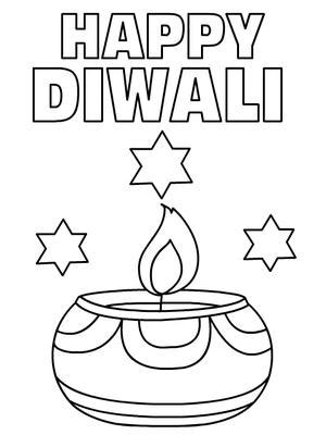 printable diwali coloring cards cards create  print