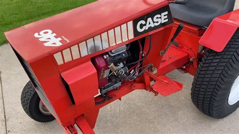 case  garden tractor   repowered hp vanguard youtube
