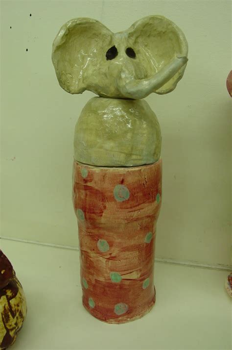 student artwork   canopic jars finished