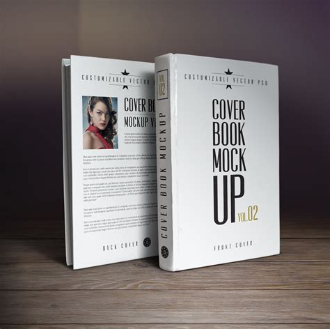 psd book cover mockup template  pixeden club