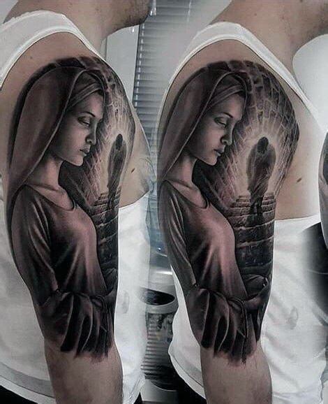 Top 101 Virgin Mary Tattoo Ideas [2021 Inspiration Guide] Vanhoahoc Vn En