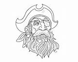 Coloring Pages Mustache Pirate Blackbeard Patch Eye Drawing Amendment Beard Pancake 3rd Getcolorings Getdrawings Tattoo Printable Color sketch template