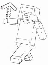 Steve Minecraft Coloring Pages Printable Info Para Colorear Guardado Desde Manualidades sketch template