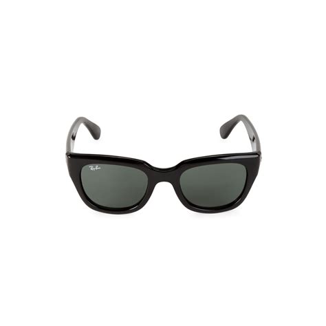 ray ban rb4178 cat eye sunglasses in black lyst