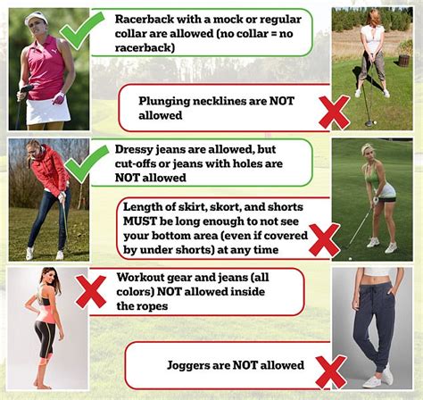 golf authorities under fire for slut shaming dress code daily mail online