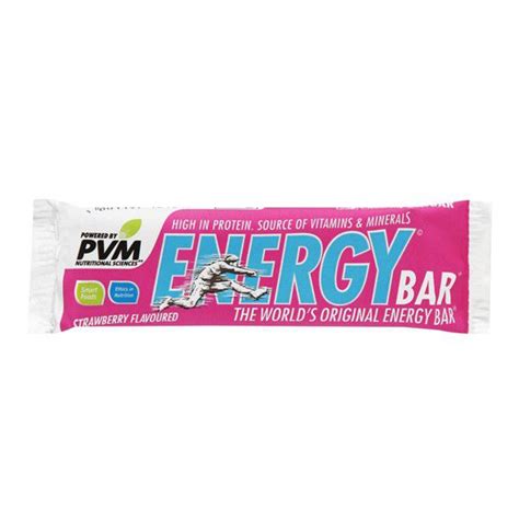 Pvm Energy Bar Strawberry 20 X 45g Bars Shop Today Get It Tomorrow