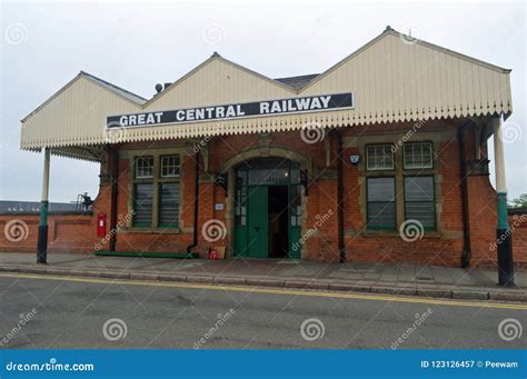 great central railway loughborough central station uk editorial