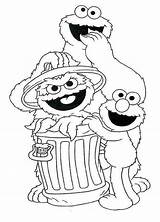 Sesame Street Coloring Pages Usage Quickly Printable Coloringme Via sketch template