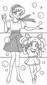 Sailor Coloring Tsuki sketch template