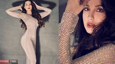 Nora Fatehi Gets A Stylish Photoshoot In A Bodycon Dress See Viral