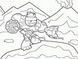 Skylanders Thumpback Giants Skylander Colorine 2979 Coloringhome sketch template