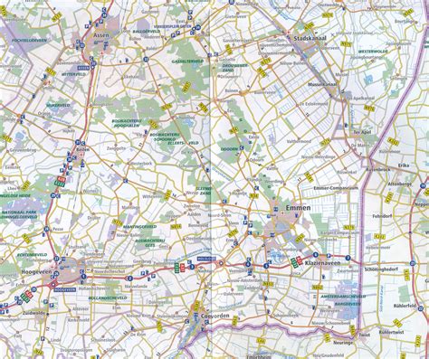 wegenkaart landkaart nederland anwb media
