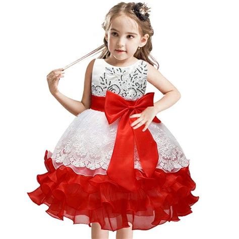perfect red lace ruffled christmas ball gown toddler christmas outfit