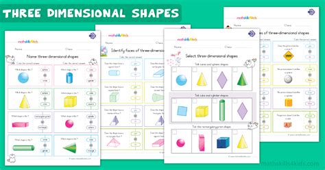 3d Shapes Worksheets For Grade 1 1st Grade Solids