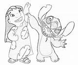 Read Coloring Pages Lilo Stitch sketch template