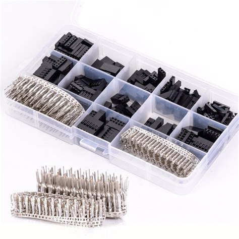 620pcs wire cable jumper pin header connector housing kit male crimp