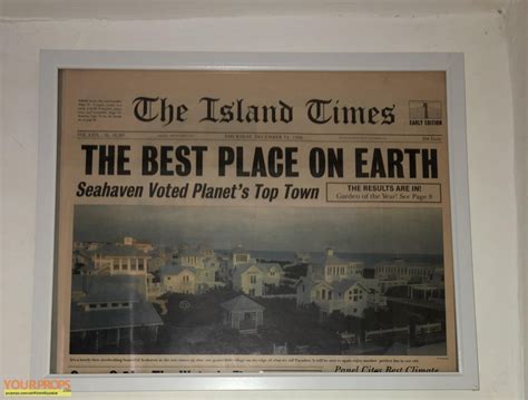 truman show   place  earth newspaper original  prop