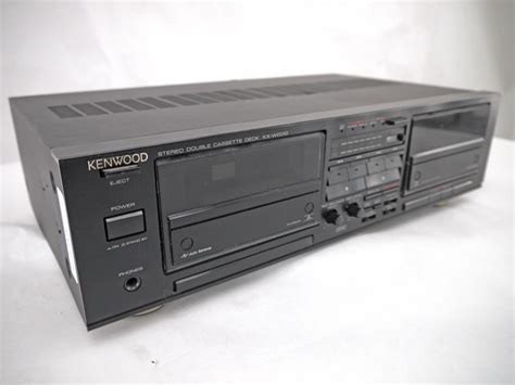 Kenwood Kx W6010 Stereo Double Dual Cassette Deck Tape