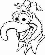 Muppets Gonzo Muppet Wecoloringpage Getcolorings sketch template
