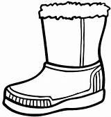 Boots Coloring Winter Boot Snow Pages Drawing Kids Cowboy Clipart Hiver Clip Shoe Shoes Line Coloriage Activité Cliparts Clothes Large sketch template