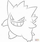 Gengar Pokemon Coloring Pages Printable Print Info Kids Colouring Outline Color Drawing Dragon Prints Drawings Visit sketch template