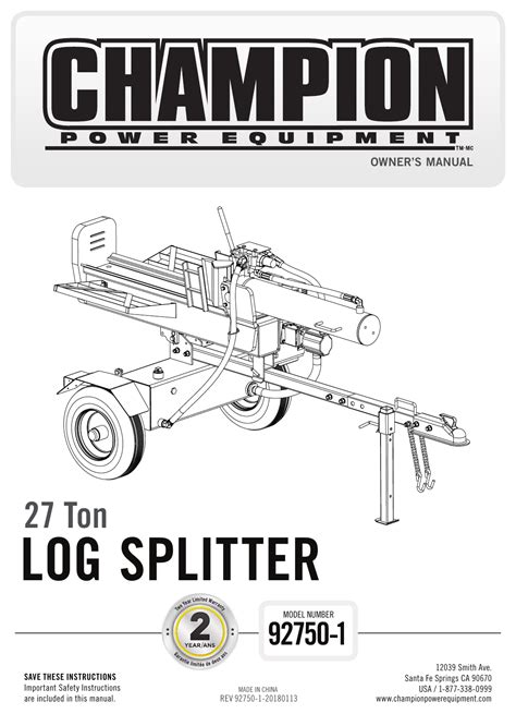 champion log splitter parts canada reviewmotorsco