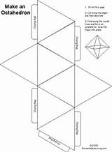Armar Octaedro Montessori Geometricas sketch template
