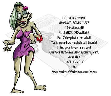 hooker zombie yard art woodworking pattern woodworkersworkshop