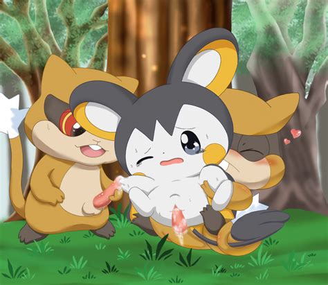 rule 34 blush color cum emolga female feral fur