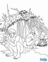 Homo Erectus Mythologie Scène Cette Quotidienne Colorie Passé Voici Retour Paleolitico Steinzeitmenschen Cueva Prehistoria Préhistoire Imprimer Moyen Ludique Stéphanie sketch template
