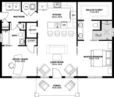 bedroom house plans family home