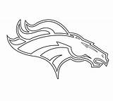 Broncos Denver Stencils Seahawks Imagixs Coloringhome Boise Cleveland Panthers Browns Huzat Webstockreview Azcoloring sketch template