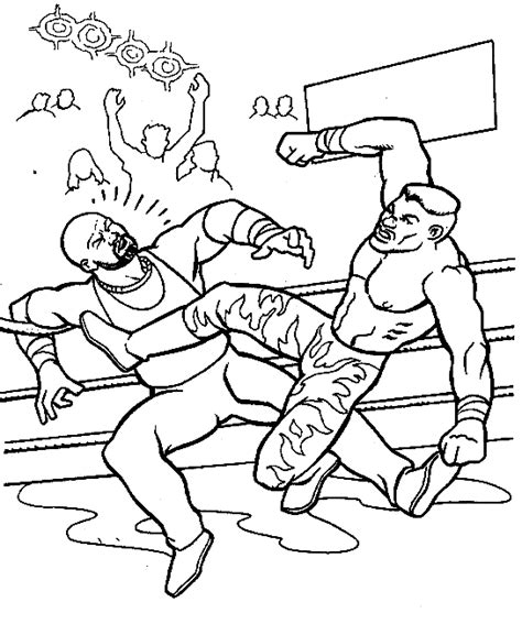 wrestling coloring pages  kids print  color  pictures