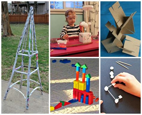 creative building materials projects  kids