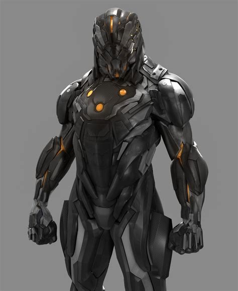 steel armor mars futuristic armour armor concept sci fi concept art