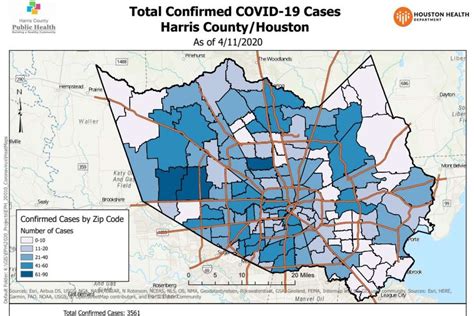 harris county zip code map  rcoronavirustx