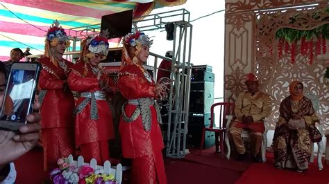 Tarian Palembang Di Acara Pernikahan Ponakan Youtube
