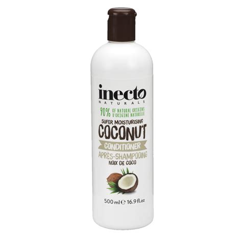 inecto naturals super moisturising coconut conditioner ml london