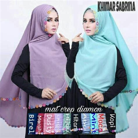 jilbab syari khimar sabrina model terbaru  panjang