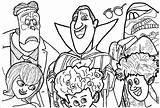 Hotel Transylvania Coloring Pages Wonder Mavis Dracula Mummy Cartoon sketch template