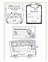 Bilhetes Recados Bilhete Escola Aula Educação Recadinho Atividades Fontinelly Thiago Coisas Bilhetinhos sketch template