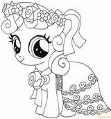 Pony Little Sweetie Pages Coloring Belle Color Kids Print sketch template