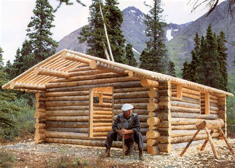 build log cabin  log spitter center