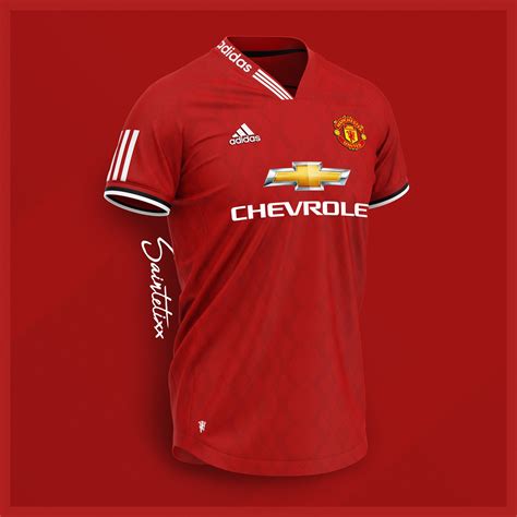 exceptional adidas manchester united home   kit concepts  saintetixx footy headlines